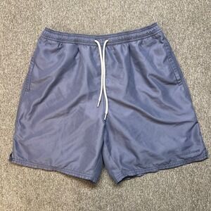 Vineyard Vines Mens Solid Blue Gray Swim Trunks Board Shorts Size M Mesh Lined